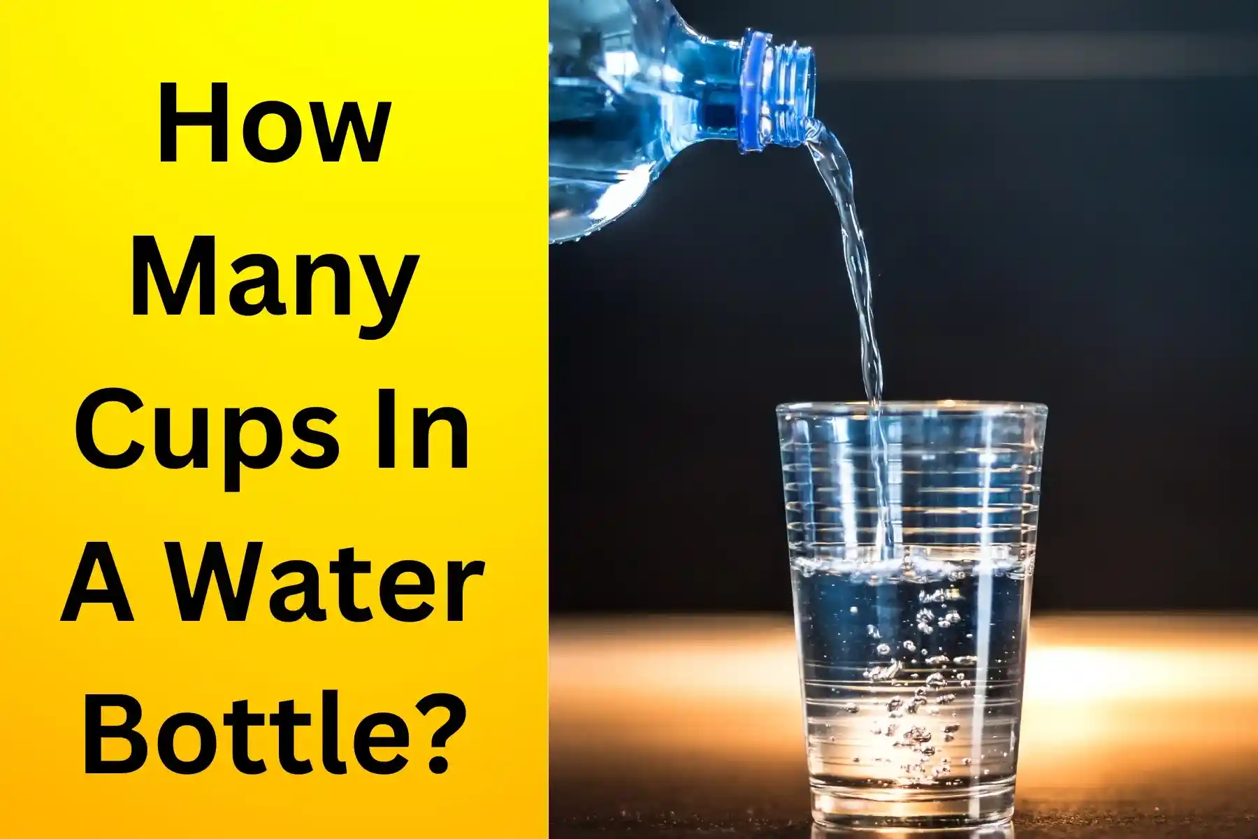 How Many Cups of Water Are In A Water Bottle